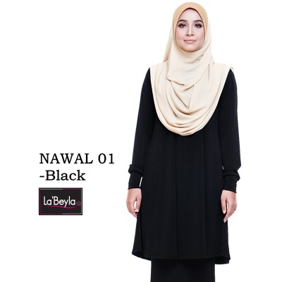 NAWAL 01 (Blouse) - Black