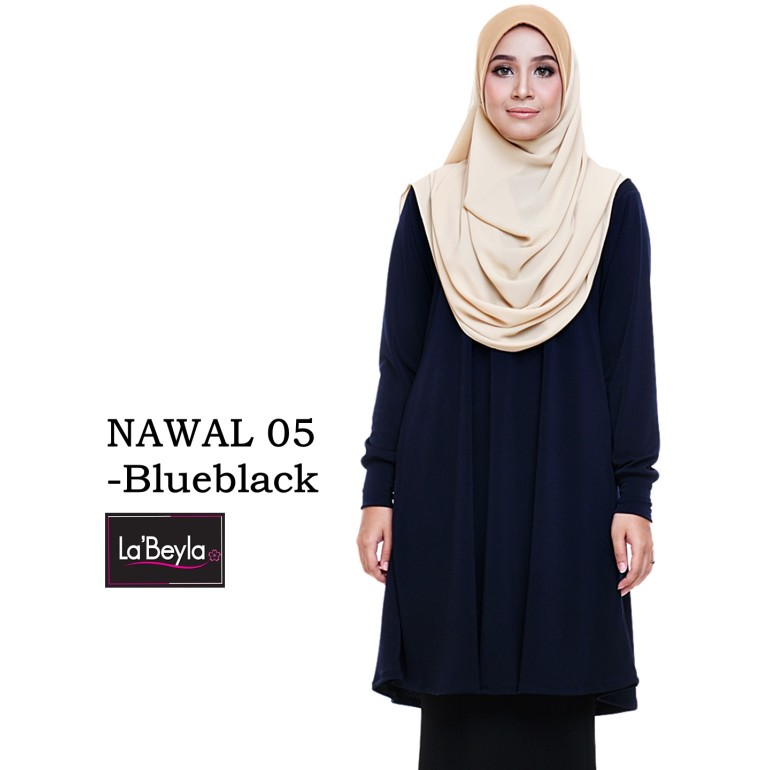 NAWAL 05 (Blouse) - Blueblack
