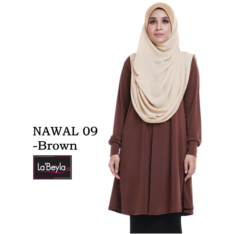 NAWAL 09 (Blouse) - Brown
