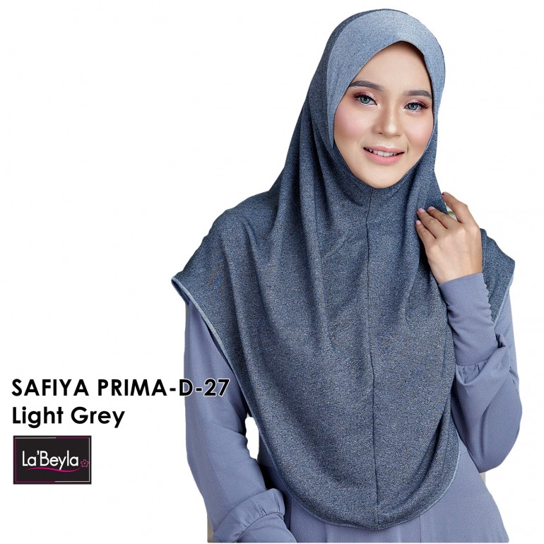 SAFIYA PRIMA D-27-Light Grey (Berdagu)