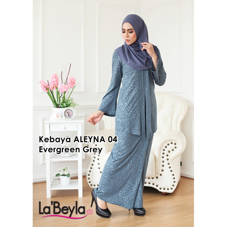 Kebaya Aleyna 04 - Evergreen Grey