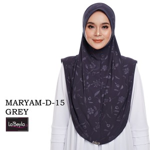 MARYAM D-15- Grey (Berdagu)
