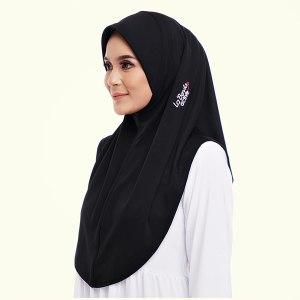 LABEYLA ACTIVE SPORT HIJAB - Black - (M Size)